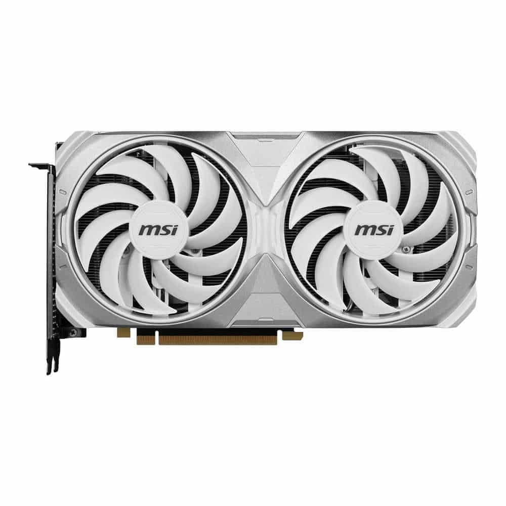 MSI NVIDIA GeForce RTX 4070 Ti SUPER 16GB VENTUS 2X WHITE OC Ada Lovelace Graphics Card